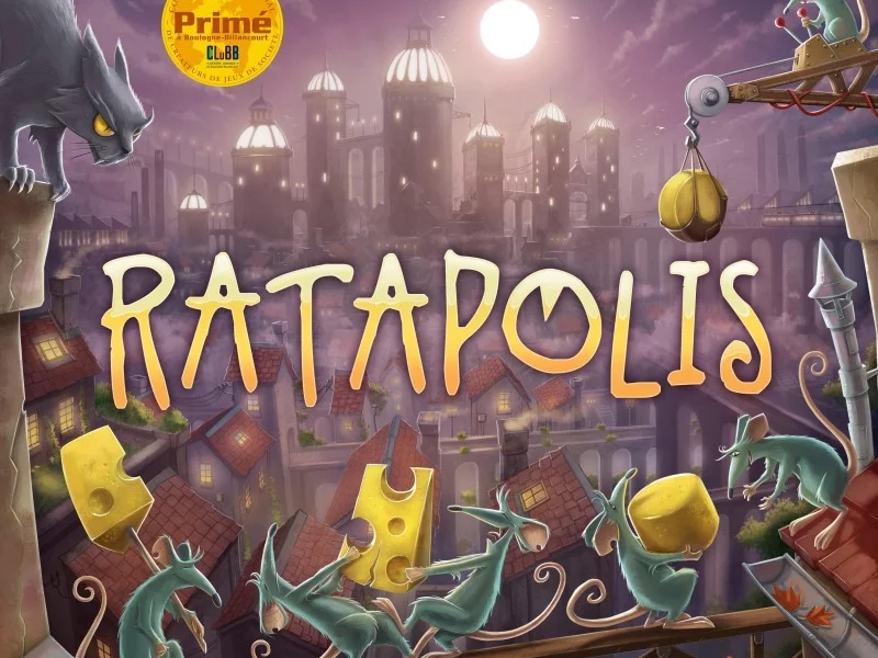 Les rats envahissent la ville avec Ratapolis chez Bragelonne Games