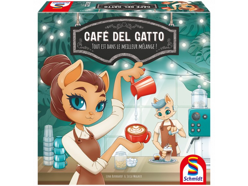 Préparez la meilleure des boissons avec Café del Gatto chez Schmidt Spiele