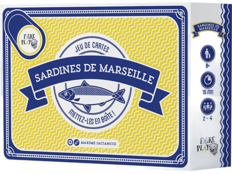 Emballez les sardines de Marseille chez Faire Play Editions